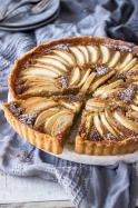 The image for APPLE FRANGIPANE TART