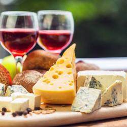 The image for Wine and Cheese and Friends
